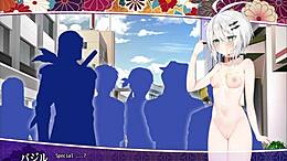 Exhibitionist game turns into humiliating gangbang