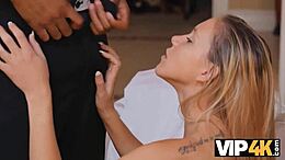 White girl seeks amusement and approaches her mom's black friend