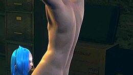 Jinx antaa mieleenpainuvan 3D-suihinoton League of Legends Hentai -pelissä