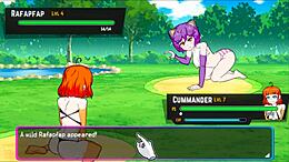 Oppaimon hentai pixel game epizoda 4: Seksualne bitke s perverznimi Pokémon pošastmi