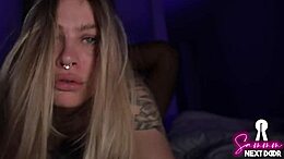 Sexe en POV avec une petite amateur dans la nuit