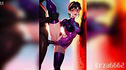 Hentai animé en 3D avec Evangelion et des ados aux gros culs