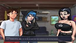 Summer Time Saga unc часть 29 - Японская анимированная хентай игра с комментариями