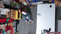 Young officer with a big cock meets a red-haired amateur for a one night stand