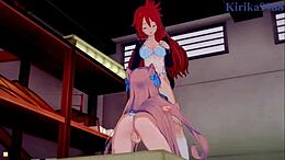 Simfogearele Kanade și Maria în hentai 3D intens