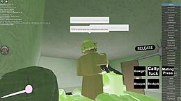 큰 가슴과 가슴 액션이 있는 Roblox 포르노