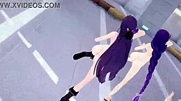 Genshin Impact MMD: Andas érzéki utazása Mei-vel egy forró Hentai 3D kalandban