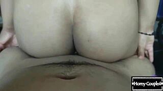 Hidden affair with friend on top and orgasm