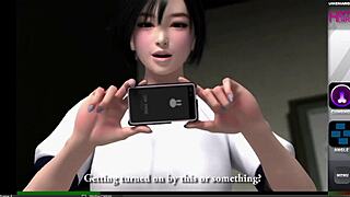 Teacher Umemaro gives footjob to student