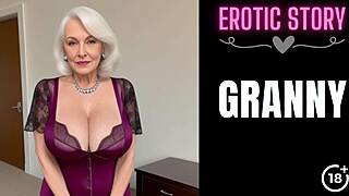 Lonely elderly woman finds comfort in sensual massage