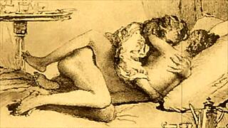 Classic erotic art in comic form