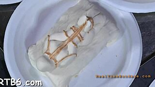 POV footage of a European babe receiving intense spanking and oral pleasure