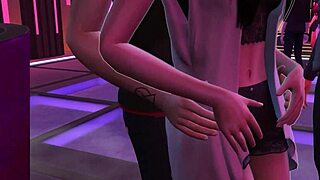 Animated video of a disloyal spouse engaging in intense sexual activity with her supplier