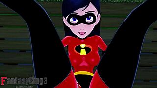 Violet Parr's thrilling encounter in the park - Animated short