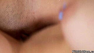 Yoga instructor engages in sexual activity with a well-endowed Asian woman in a gym setting