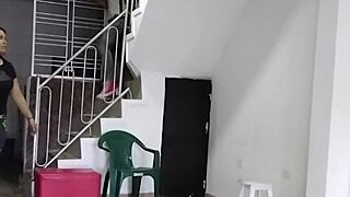 I stumbled upon my stepsister engaging in an intimate moment with her partner in her chambers, and I captured it all for future personal gratification. Part 2.