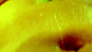 A sensual dance of hands and tongue on a beautiful oiled body