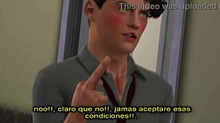 Serija Sims 3 yaoi: Amaterski ljubitelji gejev v animiranem poglavju