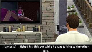 Vanessa's steamy affair with a busty neighbor in animated HD