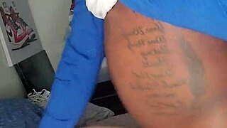 Amateur white puffy n' gorgeous gets big black cock