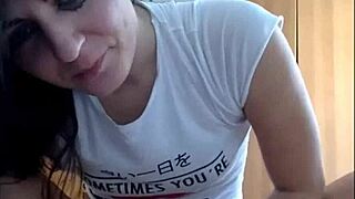 Young and sexy stepsis on cam riding cock