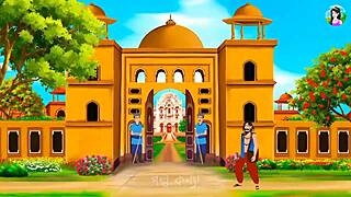 The princess's husband in Bengali fairy tales animated