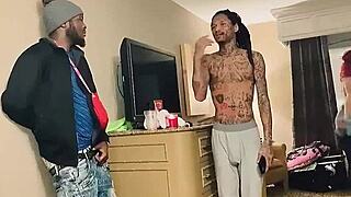 Youngstarbrazy and Gaktrizzy party hard in public outdoor setting