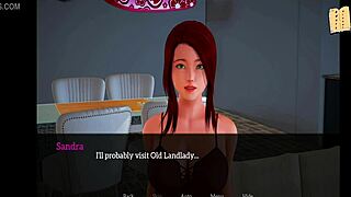 Steamy gameplay in an erotic visual novel with anime babes