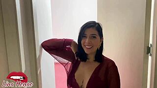 Seducing delivery boys and filling my pussy with cum