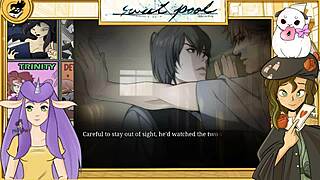 Muscular bodybuilder in a Japanese Yaoi game, ASMR and monster alike will love it