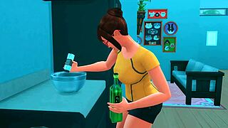 in the sims 4 episode 2, my stalker gets way too close