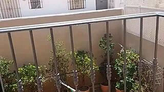 Caught in the act: amateur couple gets watched while peeing outdoors
