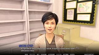 College life in 3D animated porn movie University of Problems Part 2