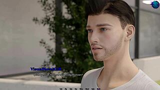 Beautiful babe in 3D game Matrix Hearts Blue Otter