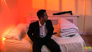 Brunette gets cowgirl and missionary with big cock