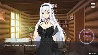 Magical bondage in animated porn video