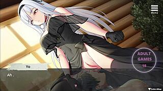 Magical bondage in animated porn video