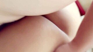 Beautiful Latina beauty in lingerie, big tits, big cock, POV sex