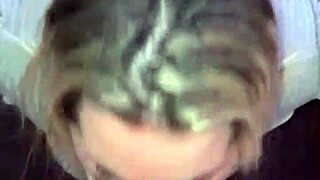 Blonde beauty gets a deepthroat treatment and enjoys it to the core