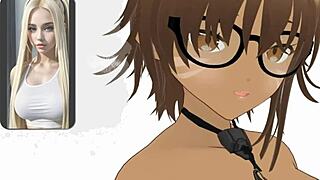 Missie reacts to AI-generated blonde girl in SFW anime