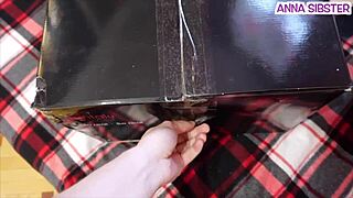 Beautiful woman’s surprise at her partner’s choice of pleasure toy