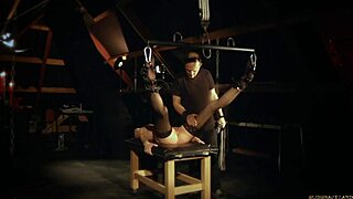 Hardcore BDSM with spanking, deepthroat, and cum swallowing