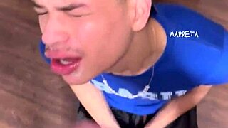 A young boy’s ass is pounded by a big cock in its first gay scene