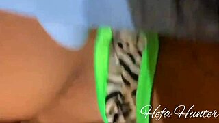 African teen wants hefa hunter to cum inside her POV