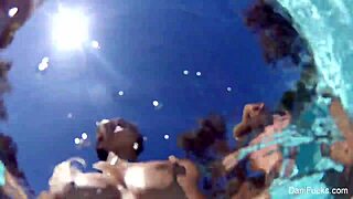 Some fun in the pool with Dani Daniels and a GoPro cam