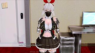 See how it is like to have a harem of women in a hotel in this anime visual novel