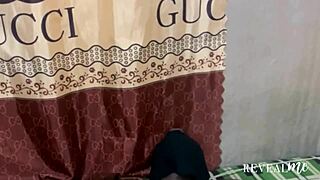 Black gay man’s solo pleasure with anal toys and cock stimulation