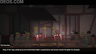 Cartoon porn gallery with anime cumshots and banging scenes from a gangbang hentai game