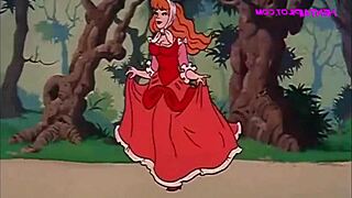 Little Red Riding Hood gets naughty in the woods