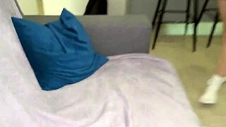 I cum covered my stepsister's face after rough sex